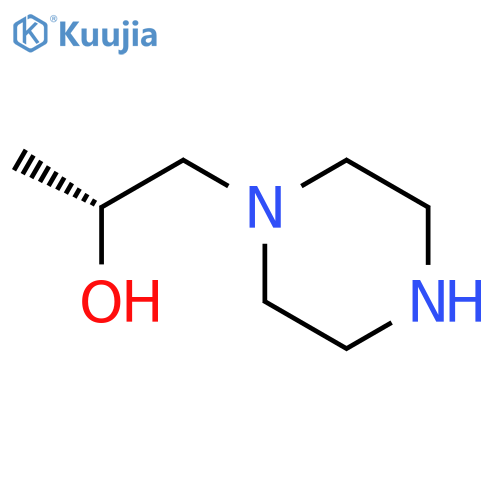 (2R)-1-(piperazin-1-yl)propan-2-ol structure