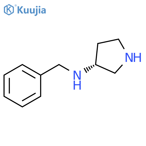 3-PyrrolidinaMine, N-(phenylMethyl)-, (3R) structure