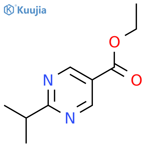 Ethyl 2-isopropylpyrimidine-5-carboxylate structure