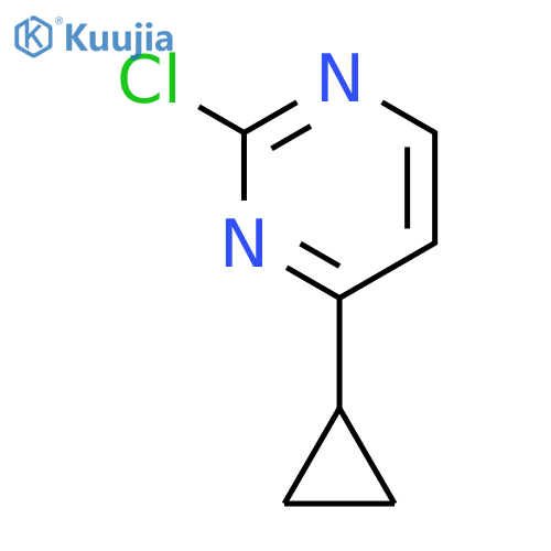 2-chloro-4-cyclopropylpyrimidine structure