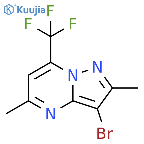 3-Bromo-2,5-dimethyl-7-(trifluoromethyl)pyrazolo[1,5-a]pyrimidine structure