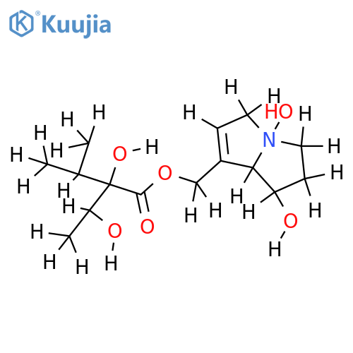 9-(+)-viridifloryl-(+)-retronecine N-oxide structure