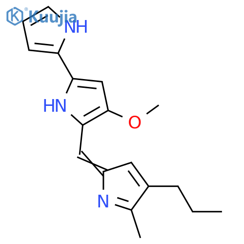 Prodigiosin; Lower homologue (R=-CH2CH2CH3) structure