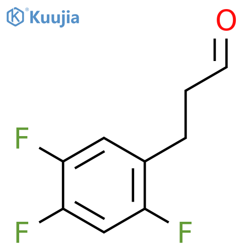 3-(2,4,5-trifluorophenyl)propanal structure