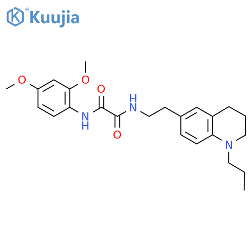 N'-(2,4-dimethoxyphenyl)-N-2-(1-propyl-1,2,3,4-tetrahydroquinolin-6-yl)ethylethanediamide structure