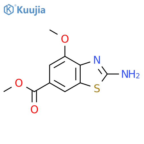 Methyl 2-Amino-4-MethoxybenzoDThiazole-6-Carboxylate structure