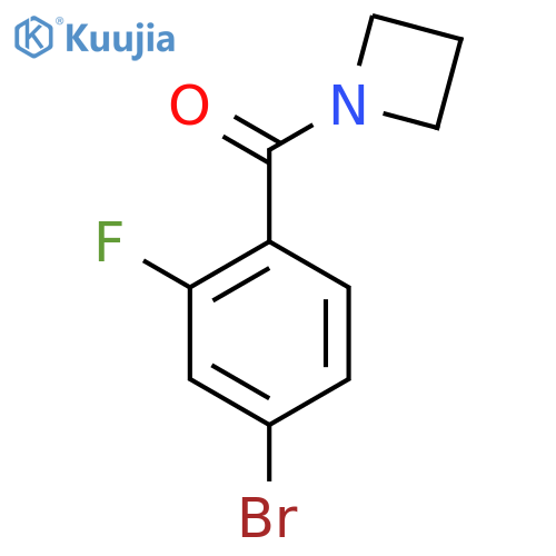 1-(4-Bromo-2-fluorobenzoyl)azetidine structure