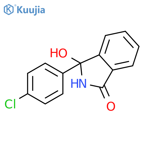 3-(p-Chlorophenyl)-3-hydroxyphthalimidine structure