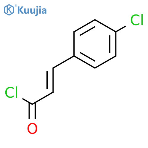 (2E)-3-(4-Chlorophenyl)acryloyl chloride structure