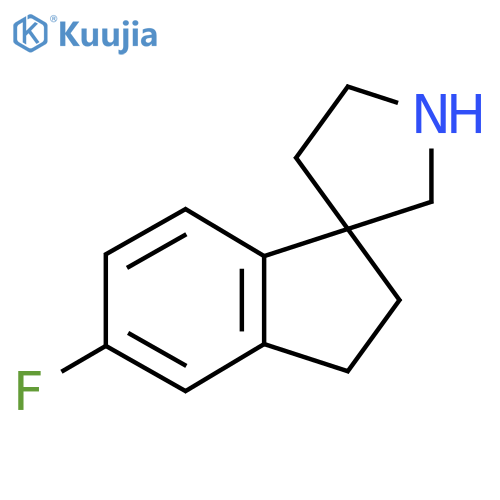 5-Fluoro-2,3-dihydrospiro[indene-1,3'-pyrrolidine] structure