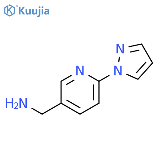 5-(Aminomethyl)-2-(1-pyrazolyl)pyridine structure