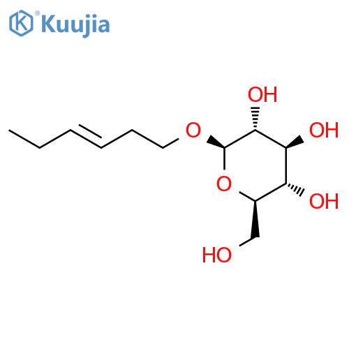 (Z)-3-Hexen-1-yl b-D-glucopyranoside structure