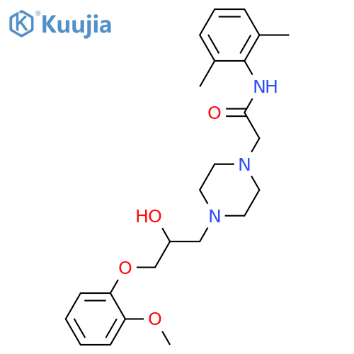 Ranolazine structure