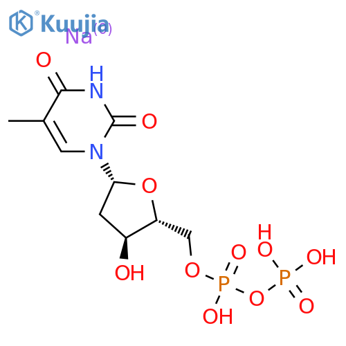 Thymidine 5'-Diphosphate Trisodium Salt structure