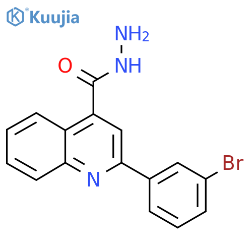 2-(3-Bromophenyl)quinoline-4-carbohydrazide structure