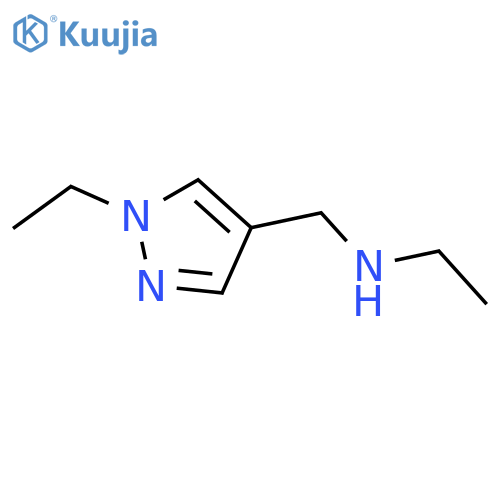ethyl(1-ethyl-1H-pyrazol-4-yl)methylamine structure