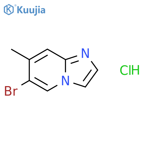 6-Bromo-7-methylimidazo1,2-apyridine hydrochloride structure