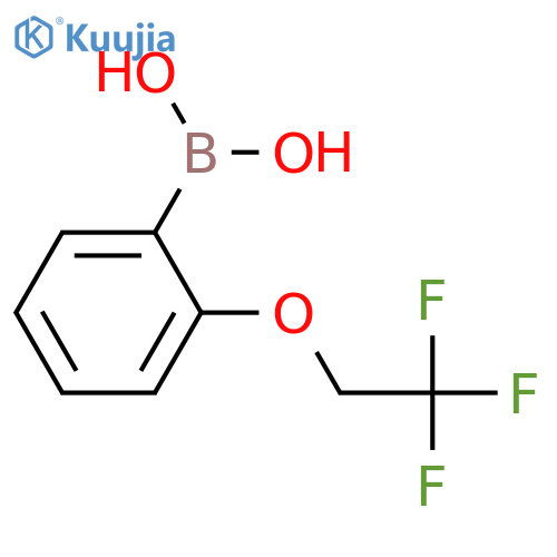 (2-(2,2,2-Trifluoroethoxy)phenyl)boronic acid structure