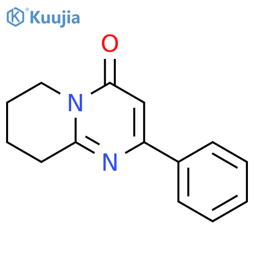 2-phenyl-4H,6H,7H,8H,9H-pyrido1,2-apyrimidin-4-one structure