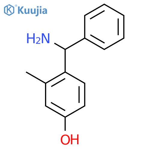 4-amino(phenyl)methyl-3-methylphenol structure