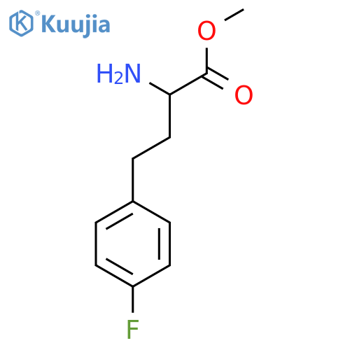 methyl 2-amino-4-(4-fluorophenyl)butanoate structure