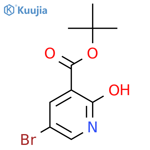 5-Bromo-2-hydroxy-nicotinic acid t-butyl ester structure