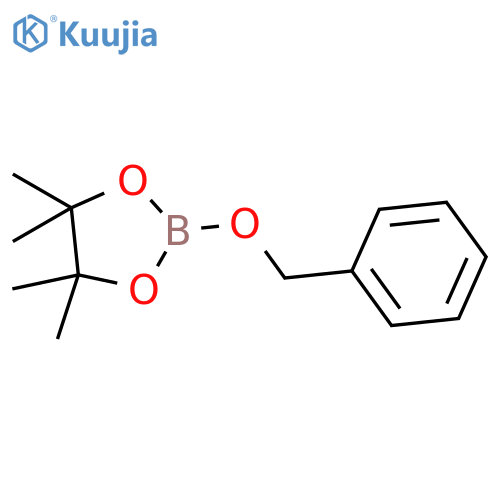 1,3,2-Dioxaborolane, 4,4,5,5-tetramethyl-2-(phenylmethoxy)- structure