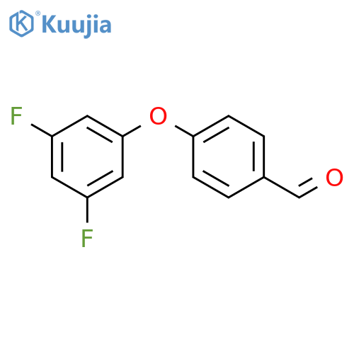 4-(3,5-difluorophenoxy)benzaldehyde structure