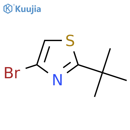 4-Bromo-2-(tert-butyl)thiazole structure