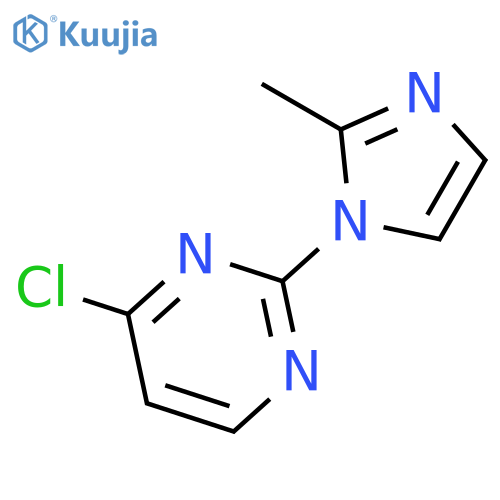 4-chloro-2-(2-methyl-1H-imidazol-1-yl)-Pyrimidine structure