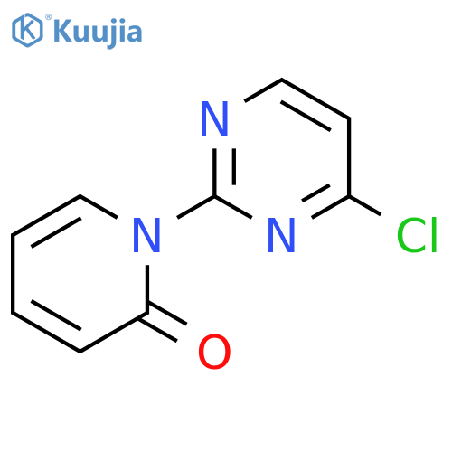 1-(4-chloropyrimidin-2-yl)-1,2-dihydropyridin-2-one structure