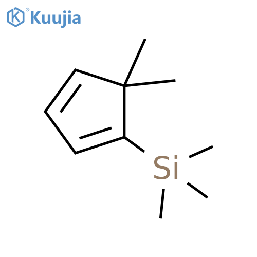 1,3-Cyclopentadiene, 5,5-dimethyl-1-trimethylsilyl- structure