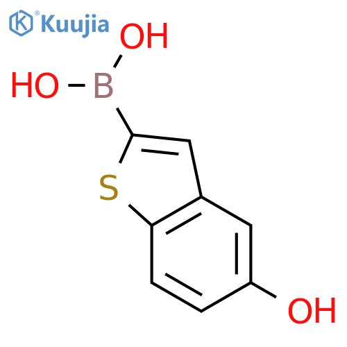 (5-hydroxy-1-benzothiophen-2-yl)boronic Acid structure