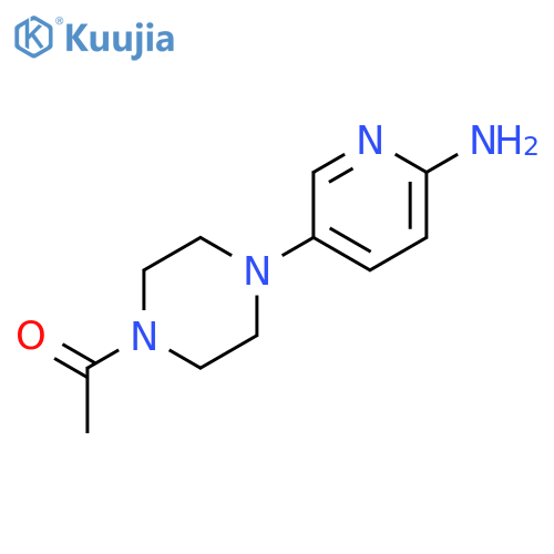 1-[4-(6-Aminopyridin-3-Yl)Piperazin-1-yl]Ethan-1-One structure