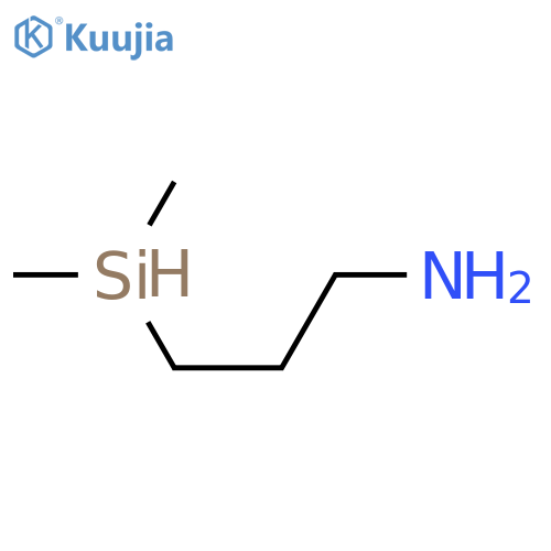 1-Propanamine, 3-(dimethylsilyl)- structure