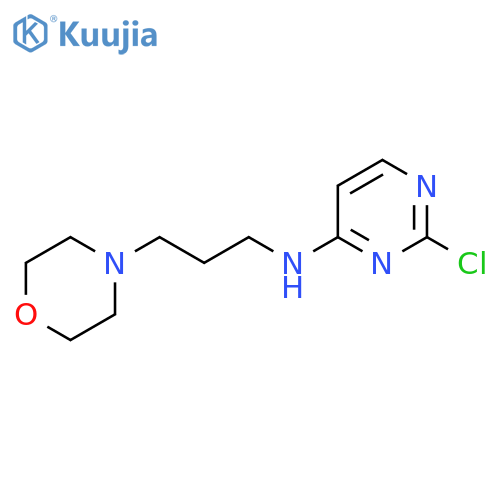 2-chloro-N-3-(morpholin-4-yl)propylpyrimidin-4-amine structure