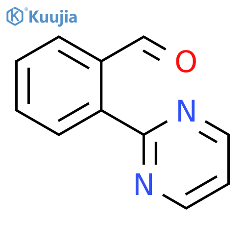 Benzaldehyde, 2-(2-pyrimidinyl)- structure
