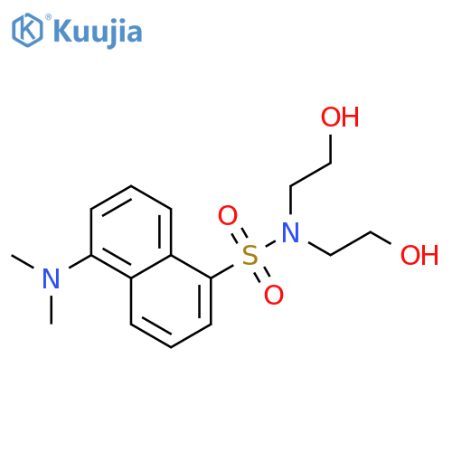 Dansyl-diethanolamine structure