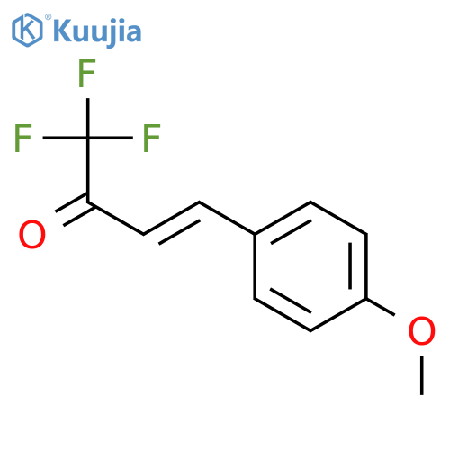 3-Buten-2-one, 1,1,1-trifluoro-4-(4-methoxyphenyl)-, (3E)- structure