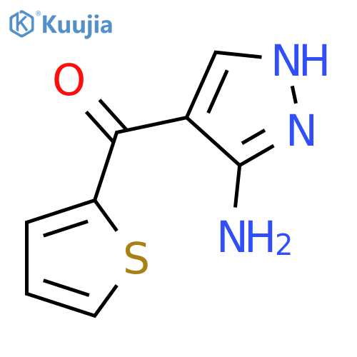 4-(thiophene-2-carbonyl)-1H-pyrazol-5-amine structure