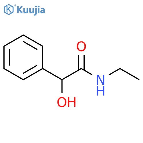 N-ethyl-2-hydroxy-2-phenylacetamide structure