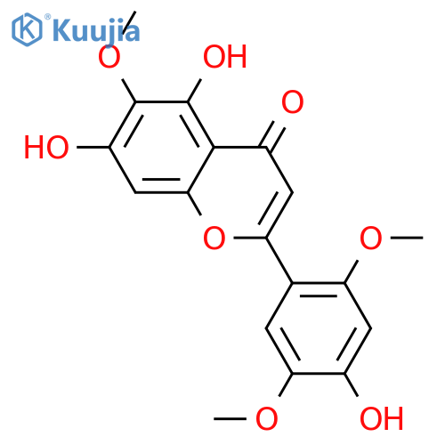 2',4',5,5',6,7-Hexahydroxyflavone; 2',5',6-Tri-Me ether structure
