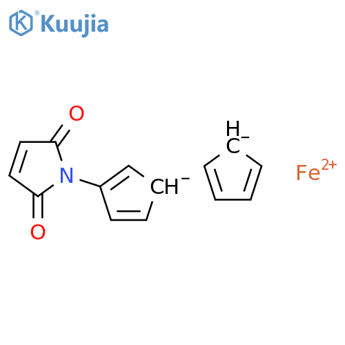 Ferrocene,(2,5-dihydro-2,5-dioxo-1H-pyrrol-1-yl)- (9CI) structure