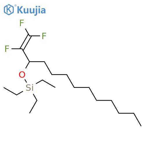 Silane, triethyl[[1-(trifluoroethenyl)undecyl]oxy]- structure