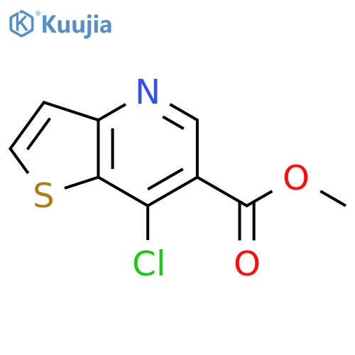 methyl 7-chlorothieno[3,2-b]pyridine-6-carboxylate structure