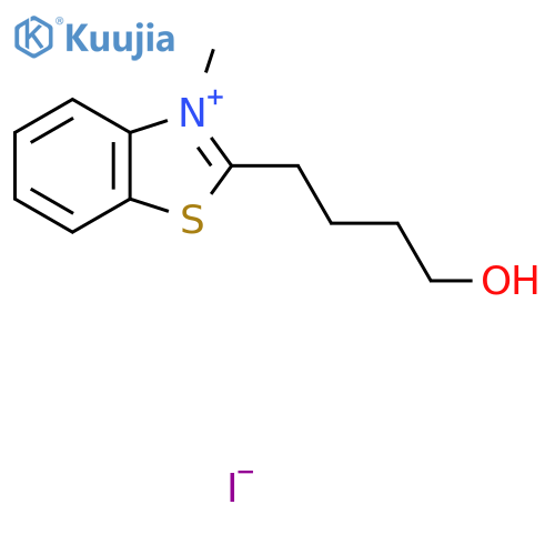 2-(4-hydroxybutyl)-3-methyl-1,3-benzothiazol-3-ium iodide structure