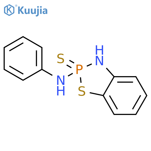 1,3,2-Benzothiazaphosphol-2(3H)-amine, N-phenyl-, 2-sulfide structure