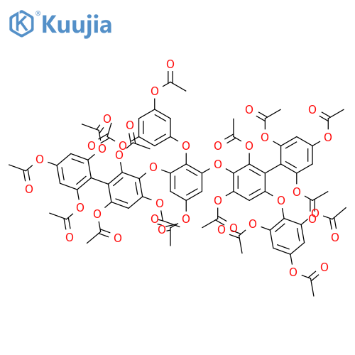 Bisfucotetraphlorethol-A heptadeca-acetate structure
