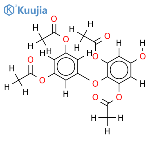 2,3',5',6-Tetra-Ac-2,3',4,5',6-Pentahydroxydiphenyl ether structure
