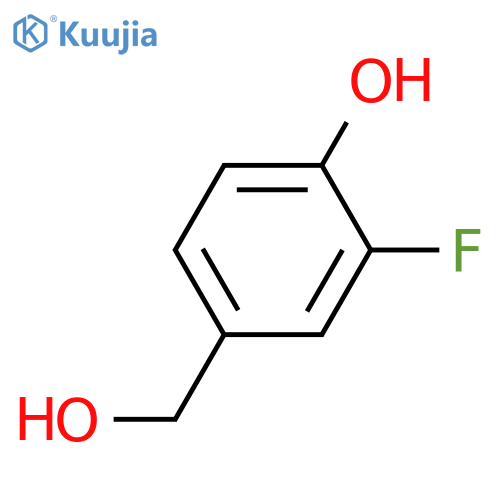 2-Fluoro-4-hydroxymethylphenol structure